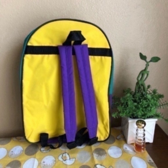 Kids Vintage Winnie the Pooh color block backpack - Picture 8 of 10